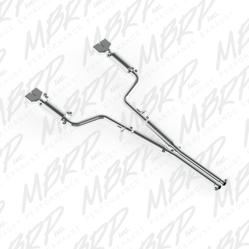 MBRP MBRP 2.5 Cat Back Dual Split Rear T409 S7108409 S7108409