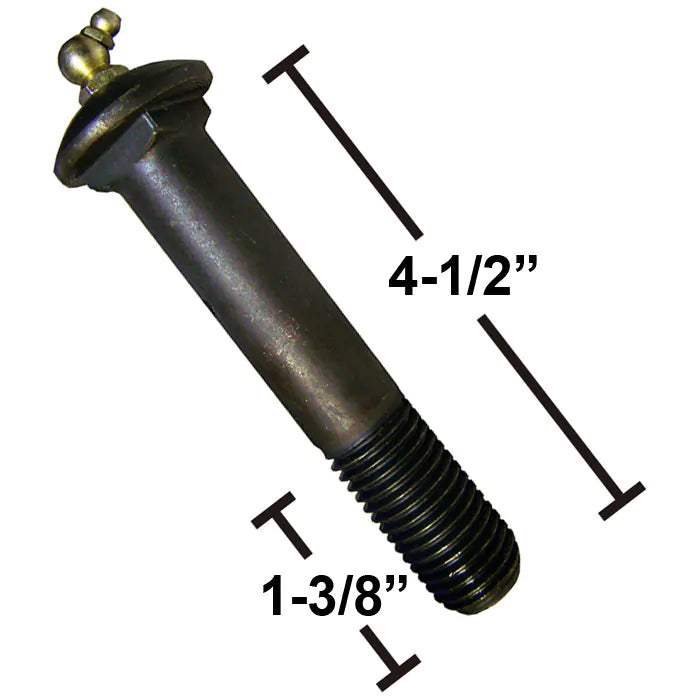 BOLT CARRIAGE 3/410 X 4.5 W/GRS FTG 10KGD SPRING EYE