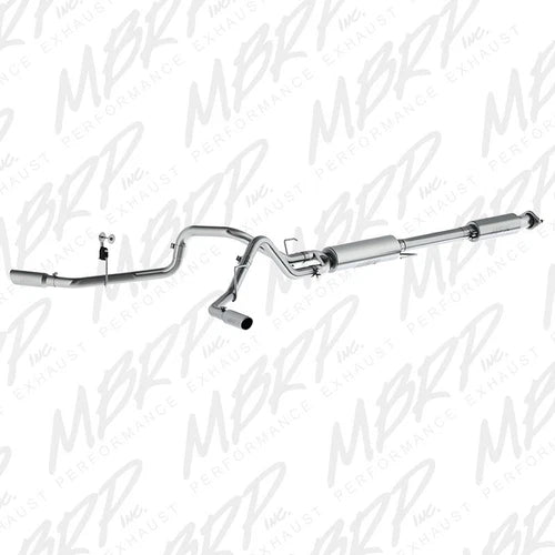 MBRP MBRP T409 Stainless Steel 2.5 Cat Back Dual Side Exit S5254409 S5254409