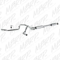 MBRP MBRP T409 Stainless Steel 2.5 Cat Back Dual Side Exit S5254409 S5254409