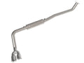 Rebel Series 3 IN 304 Stainless Steel Middle-Side Exit Exhaust System Polished Toyota Hilux 15-26 L4-2.4/2.8L (td)