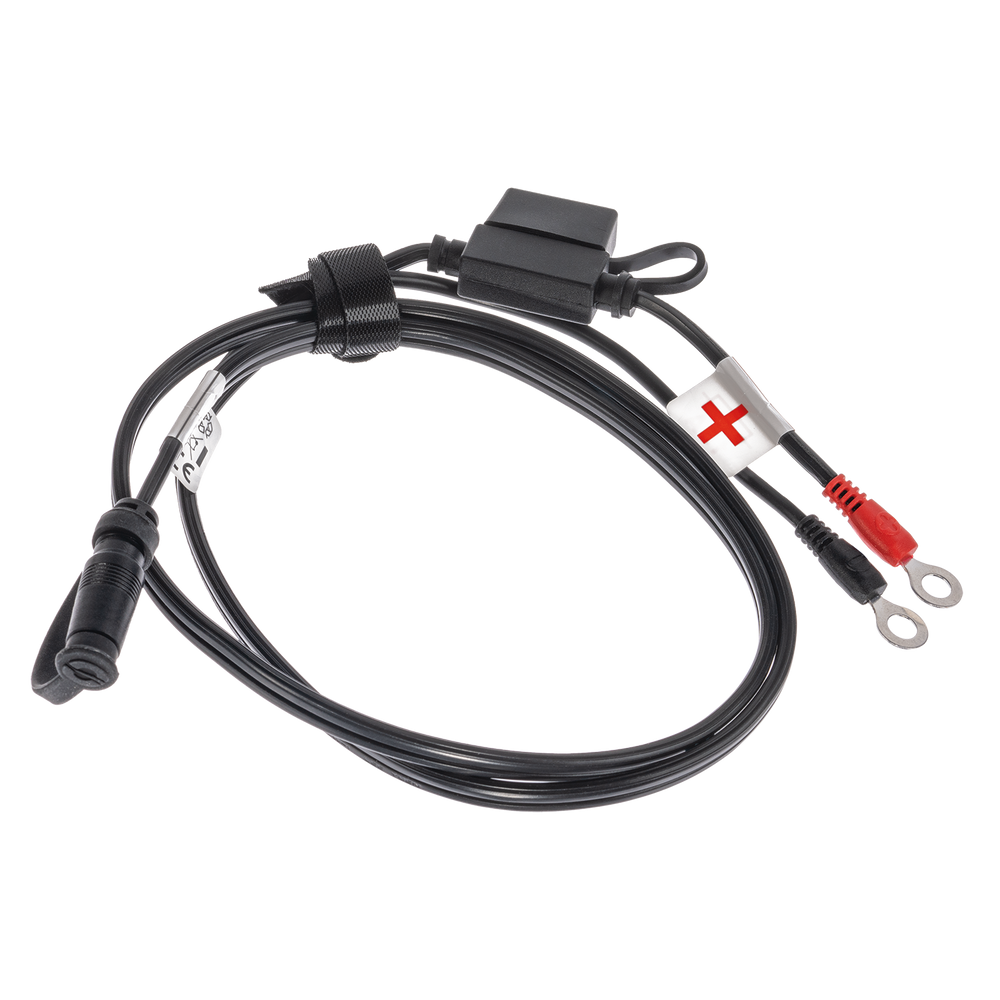 OPTIMATE CABLE WEATHERPROOF BATTERY LEAD FOR HEATED APPAREL/GEAR USED IN POWERSPORT ATO 15A FUSE
