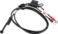 OPTIMATE CABLE WEATHERPROOF BATTERY LEAD FOR HEATED APPAREL/GEAR USED IN POWERSPORT ATO 15A FUSE