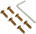 NRG Steering Wheel Screw Upgrade Kit (Conical) - Chrome Gold