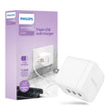 PHILIPS AC CHARGER, 3 PORT,3.4A WHI
