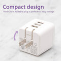 PHILIPS AC CHARGER, 3 PORT,3.4A WHI