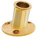 PKGD. POLISHED BRASS FLAG POLE SOCK