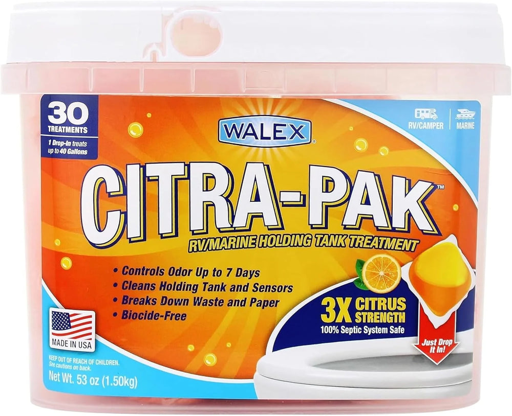 CITRAPAK RV/MARINE HOLDING TANK DEODORIZER 30PK TUB