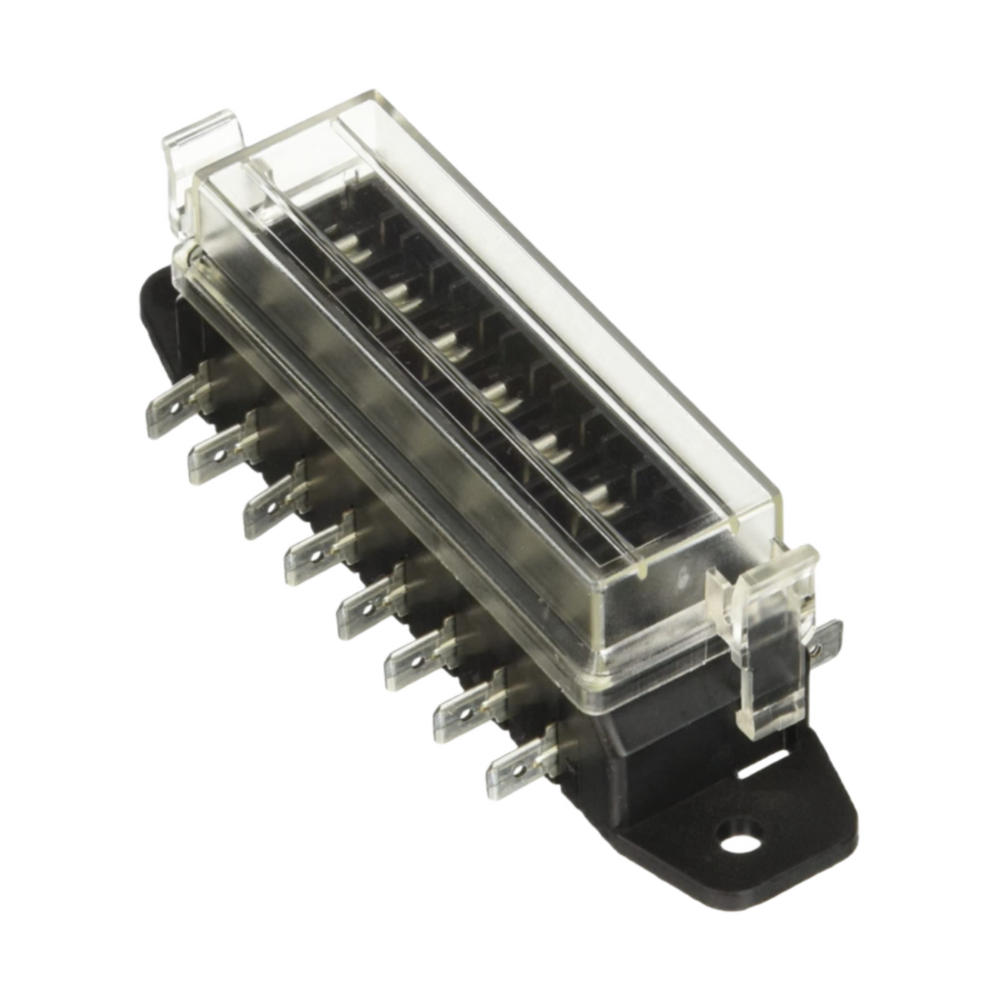 FUSE BOX 8 WAY LATERAL SINGLE