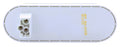 ONE LED BU; 6' OVAL;POLY