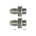 3/8-24 to #3 Stl Crush Washer Seal Adapter (Pr)