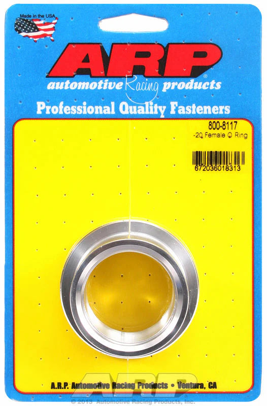 ~(0.3 lbs. 7X5X1)~ -20 female O ring aluminum weld bung