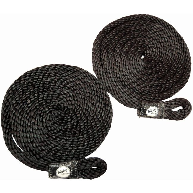 3/8IN X72IN BRAIDED ROPE BLACK (PAIR)