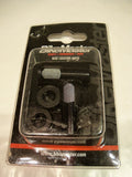 BikeMaster Rim Lock Nuts (Pair) T6 Aluminum/Black
