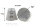 HOUSING CAP: STEPPED (96MM)