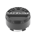 Raceline Center Cap - ATV - 4x110/115 - Black