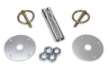 Hood Pin Kit 3/8in Alum Silver 2-pack