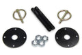 Hood Pin Kit 3/8in Alum Silver 2-pack