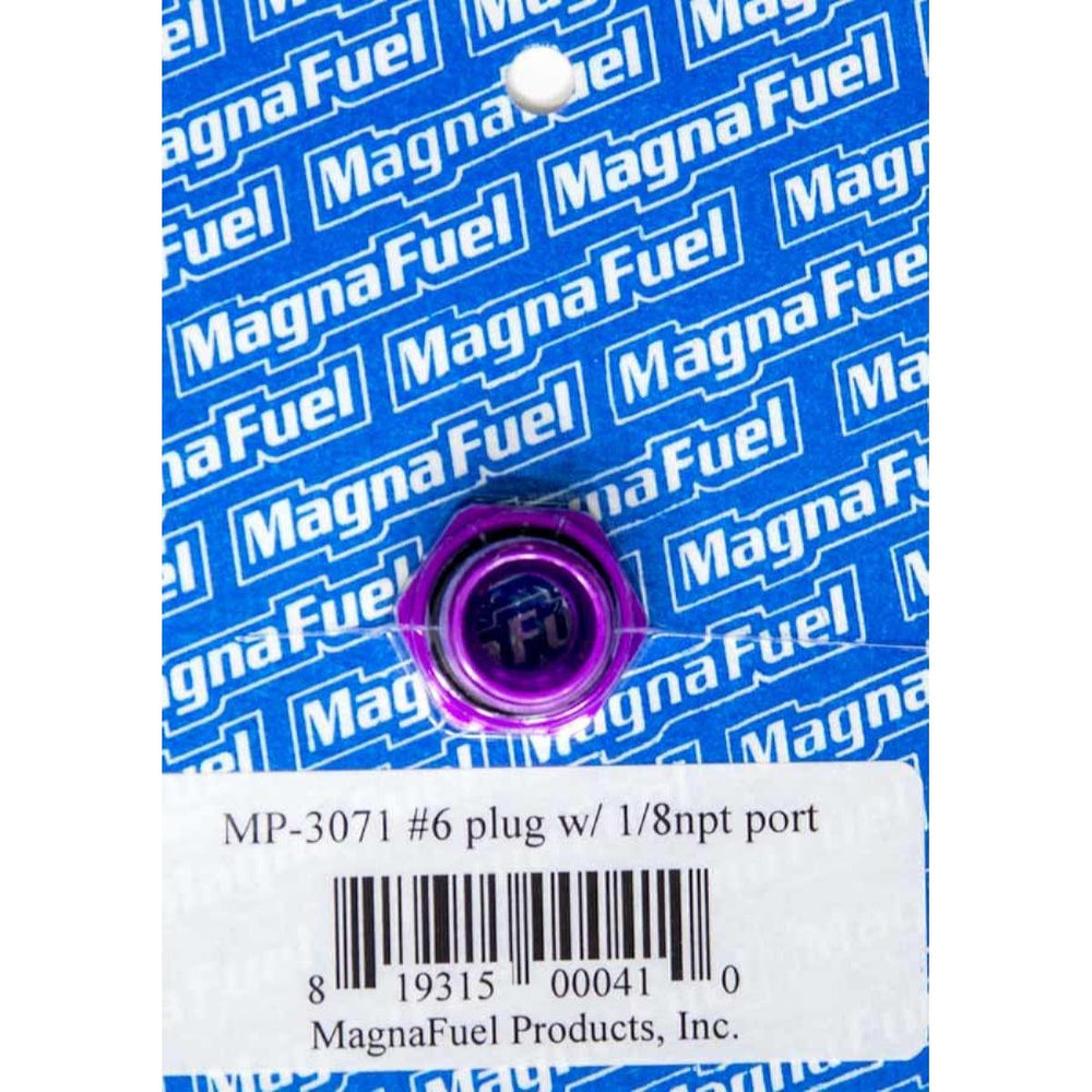 #6 O-Ring Port Plug w/1/8in NPT in Center