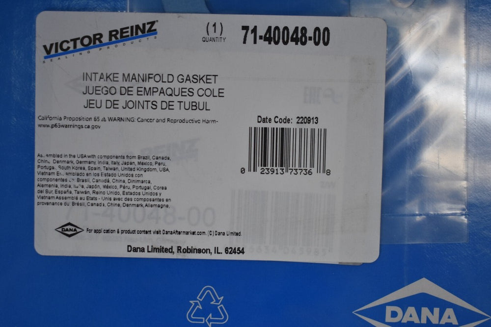Engine Intake Manifold Gasket Set - 71-40048-00