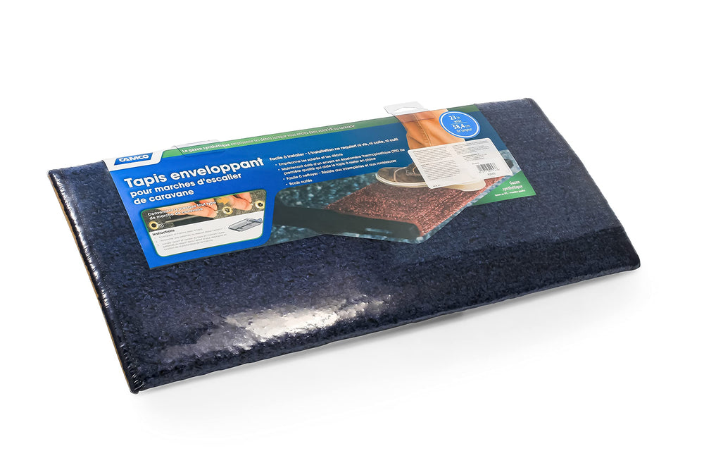 STEP RUG PREMIUM TURF W/UV&TPE HEMMED 22IN X23IN BLUE