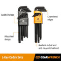 9PC LONG ARM HEX KEY SET METRIC