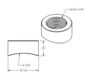 O2 SENSOR WELD BUNG