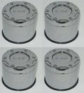 5.15IN PUSH THRU BLACK CHROME CENTER CAP