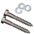 HARDWARE LAGBOLT SET FLOAT 3/8' GAL