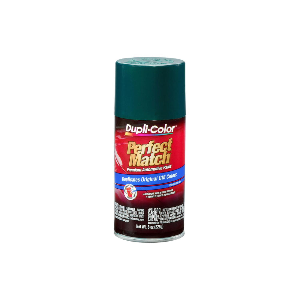 GENERAL MOTORS EXACTMATCH AUTOMOTIVE PAINT; DARK GREEN; 8 OZ. AEROSOL