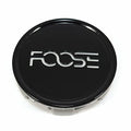 FOOSE 2.95" FLAT CAP- GLOSS BLK/SLV