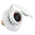 CITY WATER FLANGE PLASTIC WHITE MPT