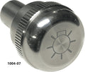 UPR 94-04 Mustang Flat Headlight Knob Bulb Logo- Satin 1004-07