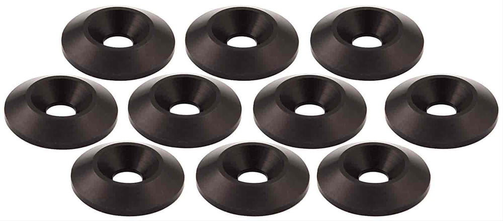 Countersunk Washer Blk 1/4in x 1in 10pk
