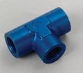 Russell Performance 1/8in Female Pipe Tee Fitting (Blue)