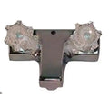 UTOPIA 4IN LAVATORY FAUCET CHROME W/CLEAR HANDLES
