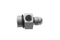 08 AN MALE TO 08 ORB WITH 1/8NPT GAUGE PORT ADAPTER CLEAR