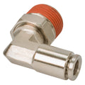 1/4 NPT(M) TO 1/4 AIRLINE 90 DEGREE SWIVEL ELBOW FITTING (2 PCS) DOT APPROVED