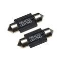 Oracle 33MM 4 LED 3-Chip Festoon Bulbs (Pair) - Cool White