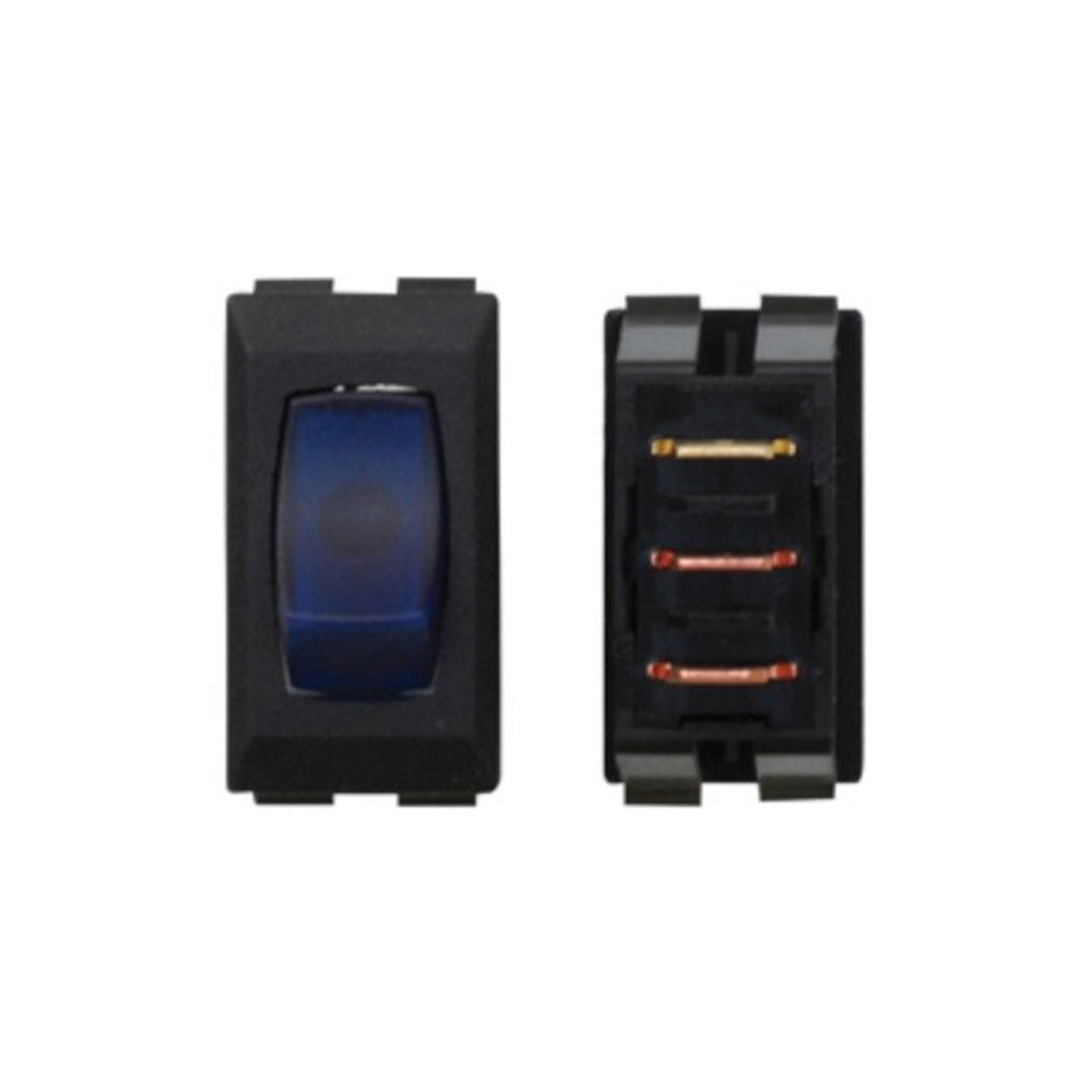 ILLUMINATED ON/OFF SWITCH BLUE/BLACK 3/BAG