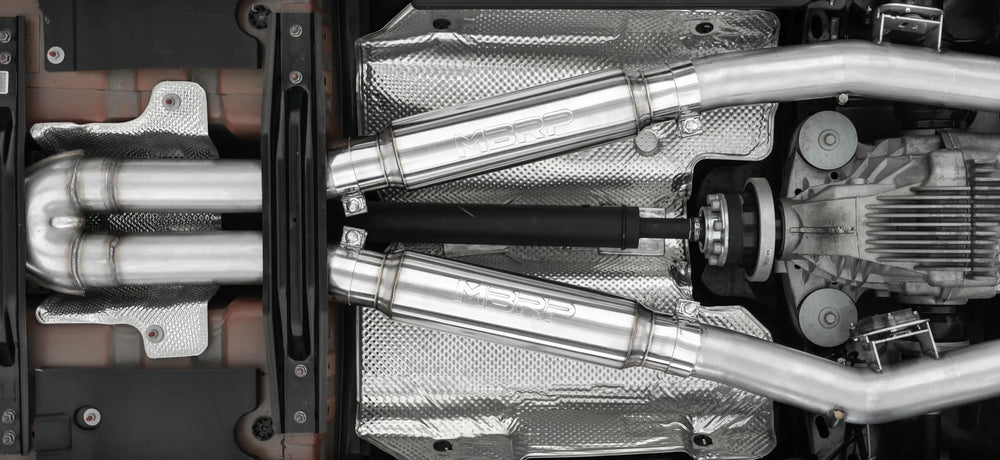 MBRP MBRP T304 Stainless Steel 3 Cat-Back Passenger-Side Dual Outlet S5281304 S5281304
