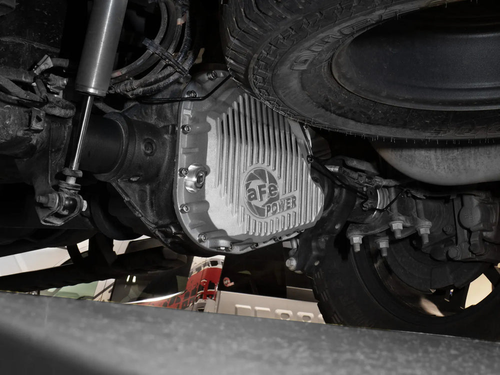 aFe POWER Street Series Rear Differential Cover Raw w/ Machined Fins Ford F-250/350 23-26 (Sterling 11.6)