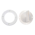 DUCKBILL SCUPPER BLACK FLAPPER WITH WHITE RING