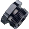 Fragola 7/8-20 Inlet Plug - Blank - Black