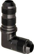 08 90 DEGREE MALE AN/JIC BULKHEAD ADAPTER BLACK