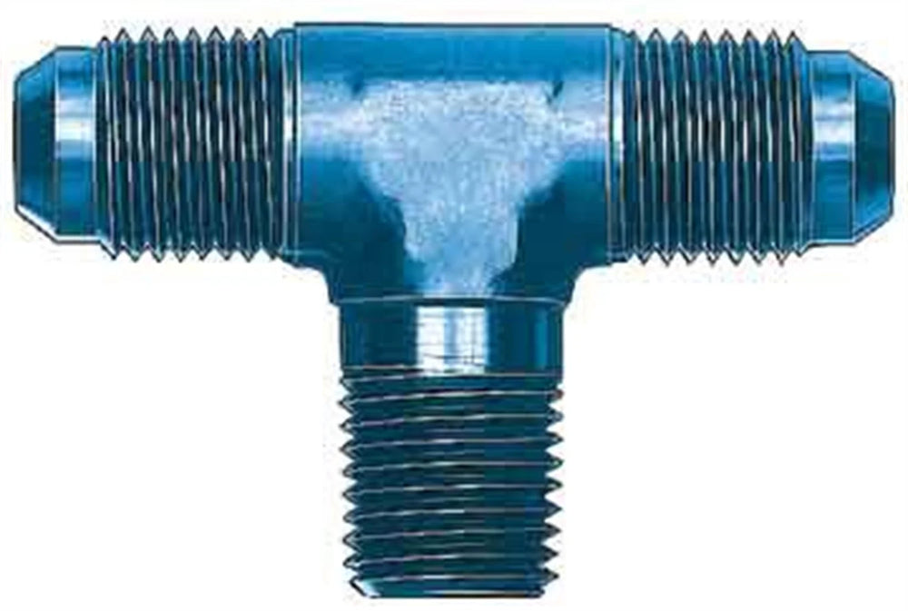 Male Run Tee Steel #4 To 1/8 Npt