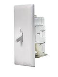 INSELF CONTAINEDIN WHITE WALL SWITCH W/COVERPLATE