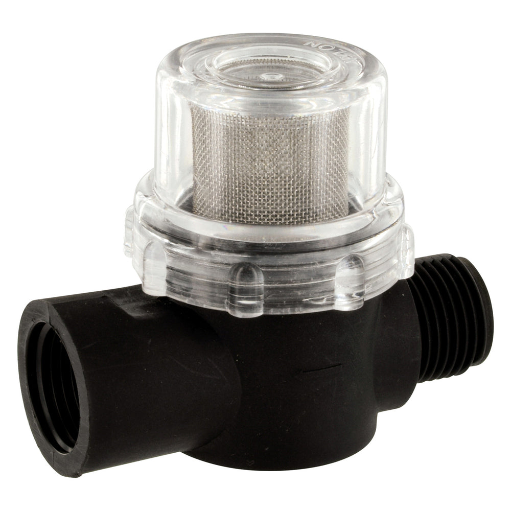1/2IN14 MNPT TO 1/2IN 14 FNPT INLINE FILTER/STRAINER FOR USE W/ P25201 WATER PUMP