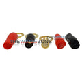 8 AWG 3/8IN GOLD RING TERMINALS - MID SERIES - 20PK