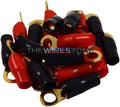 8 AWG 5/16IN GOLD RING TERMINALS - MID SERIES - 20PK